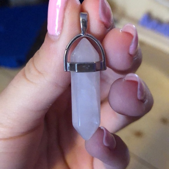 Unknown - Rose Quartz Necklace Pendant (NWOT) - Picture 2 of 2